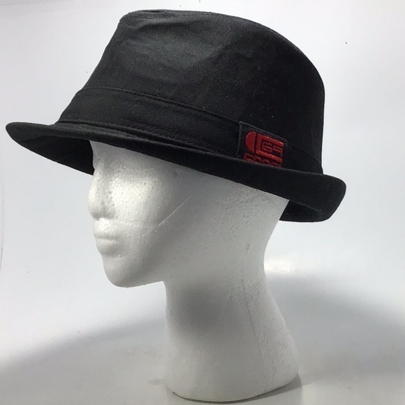 COOGI Vintage Black Cotton Fedora Hat Size L - XL - Picture 1 of 16